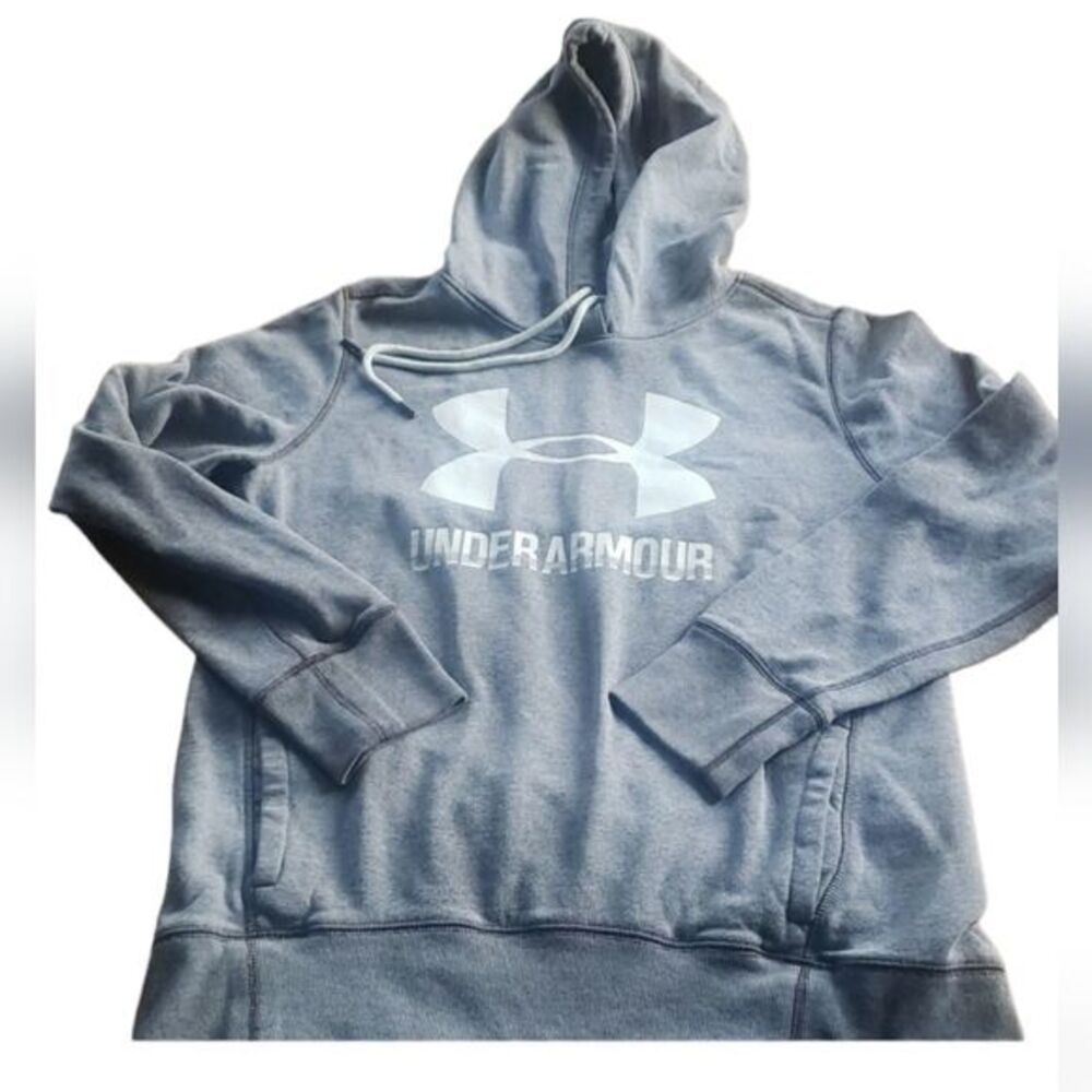 Under Armour UA Women's Hoodie Small | Gray Long Sleeve Pullover Sweatshirt